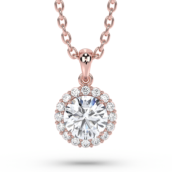 Lab Grown Diamond Pendant Necklace 