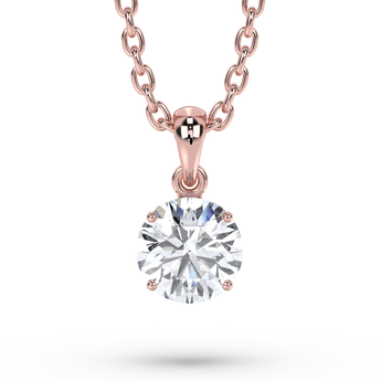 Lab Grown Diamond Pendant Necklace 