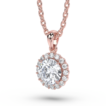 Lab Grown Diamond Pendant Necklace 