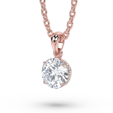 Lab Grown Diamond Pendant Necklace 