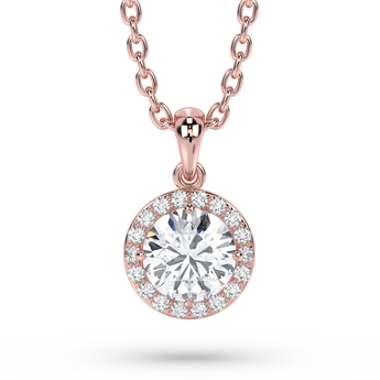 Lab Grown Diamond Pendant Necklace 