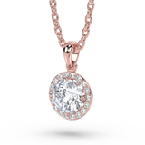 Lab Grown Diamond Pendant Necklace 