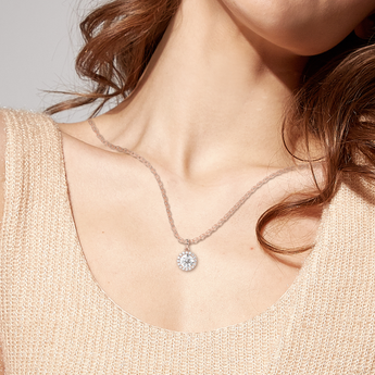 Lab Grown Diamond Pendant Necklace 