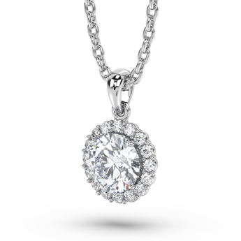 Lab Grown Diamond Pendant Necklace 