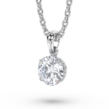 Lab Grown Diamond Pendant Necklace 
