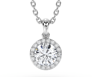 Lab Grown Diamond Pendant Necklace 