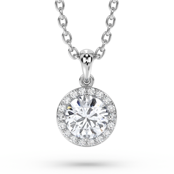 Lab Grown Diamond Pendant Necklace 