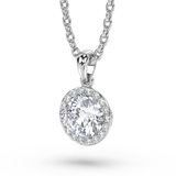 Lab Grown Diamond Pendant Necklace 