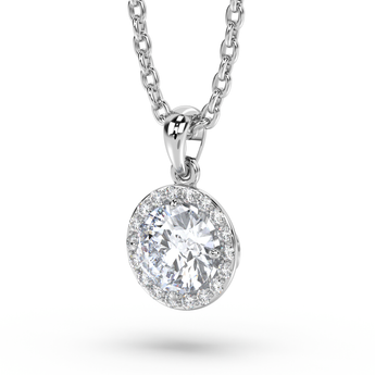 Lab Grown Diamond Pendant Necklace 