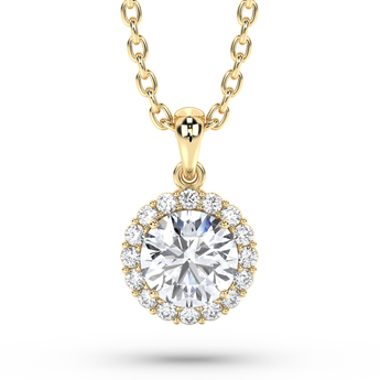 Lab Grown Diamond Pendant Necklace 