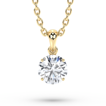 Lab Grown Diamond Pendant Necklace 