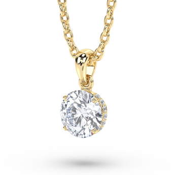 Lab Grown Diamond Pendant Necklace 