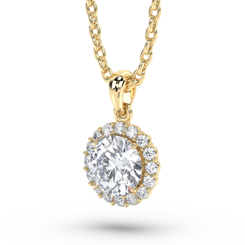Lab Grown Diamond Pendant Necklace 