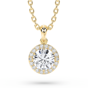 Lab Grown Diamond Pendant Necklace 