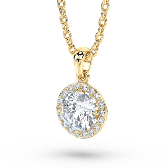 Lab Grown Diamond Pendant Necklace 