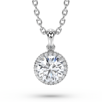 Lab Grown Diamond Pendant Necklace 