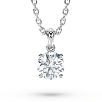 Lab Grown Diamond Pendant Necklace 