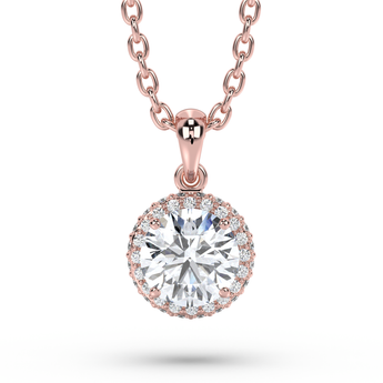 Lab Grown Diamond Pendant Necklace 