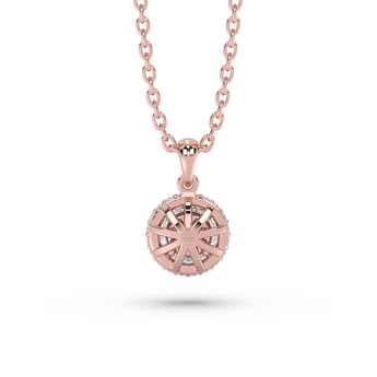 Lab Grown Diamond Pendant Necklace 