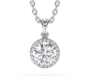 Lab Grown Diamond Pendant Necklace 