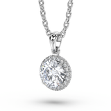 Lab Grown Diamond Pendant Necklace 