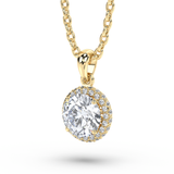Lab Grown Diamond Pendant Necklace 