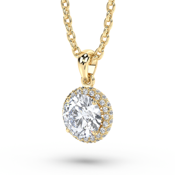 Lab Grown Diamond Pendant Necklace 