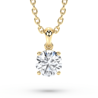 Lab Grown Diamond Pendant Necklace 