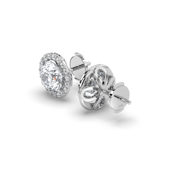 Lab Grown Diamond Stud Earrings 