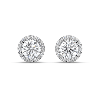 Lab Grown Diamond Stud Earrings 