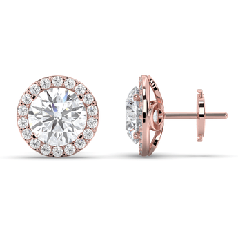 Lab Grown Diamond Stud Earrings 