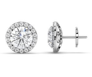 Lab Grown Diamond Stud Earrings 