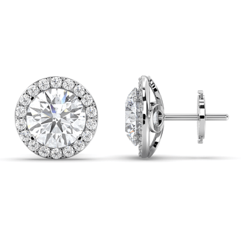 Lab Grown Diamond Stud Earrings 