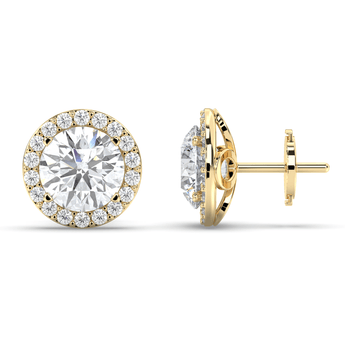 Lab Grown Diamond Stud Earrings 