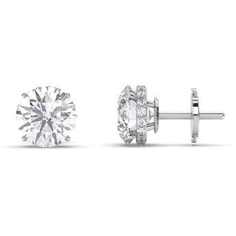 Lab Grown Diamond Stud Earrings 