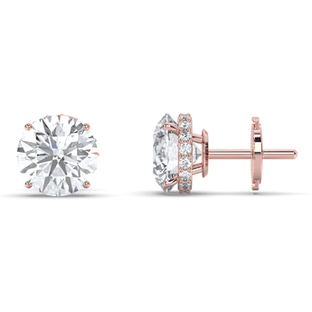 Lab Grown Diamond Stud Earrings 
