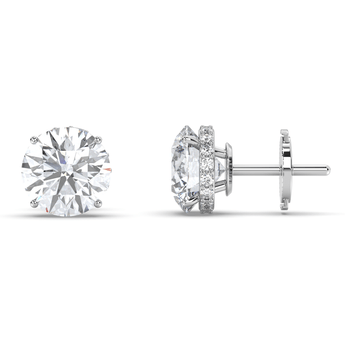 Lab Grown Diamond Stud Earrings 