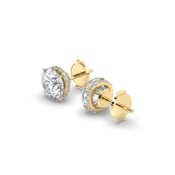 Lab Grown Diamond Stud Earrings 