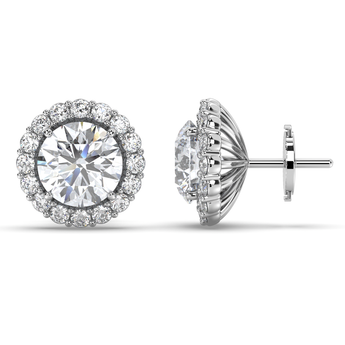Lab Grown Diamond Stud Earrings 