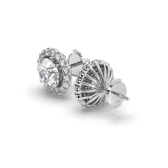 Lab Grown Diamond Stud Earrings 
