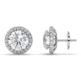 Lab Grown Diamond Stud Earrings 