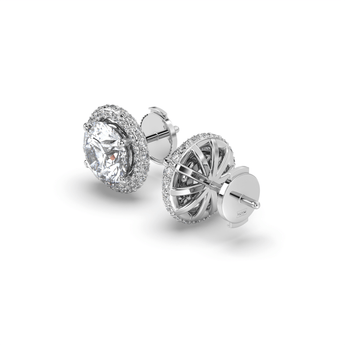 Lab Grown Diamond Stud Earrings 