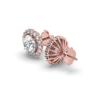 Lab Grown Diamond Stud Earrings 