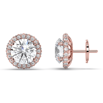 Lab Grown Diamond Stud Earrings 