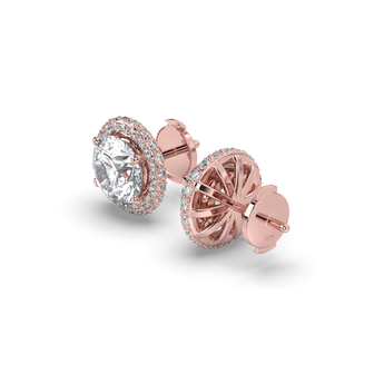Lab Grown Diamond Stud Earrings 