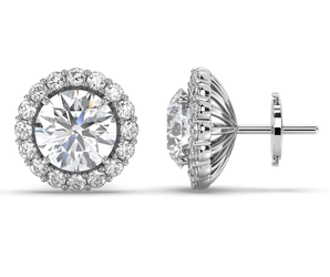 Lab Grown Diamond Stud Earrings 