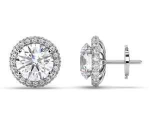 Lab Grown Diamond Stud Earrings 