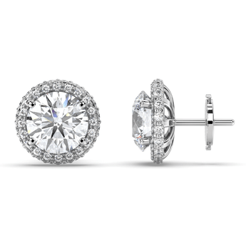 Lab Grown Diamond Stud Earrings 