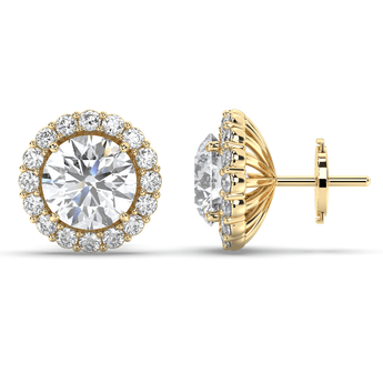 Lab Grown Diamond Stud Earrings 