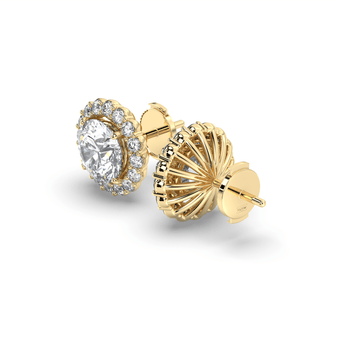 Lab Grown Diamond Stud Earrings 